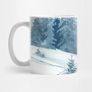 Winter Country Road Mug